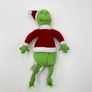 Dr‎ Seuss Grinch 9" Plush Doll Toy Hallmark 1998 Christmas Holiday Decor Vintage